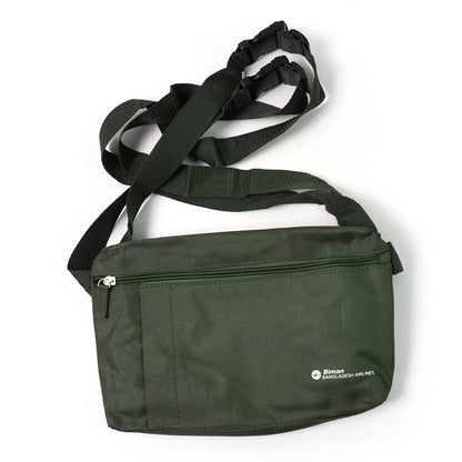 Wukusy shoulder Hajj and Umrah bag for travel, made of durable material, featuring adjustable strap, compact and practical design.