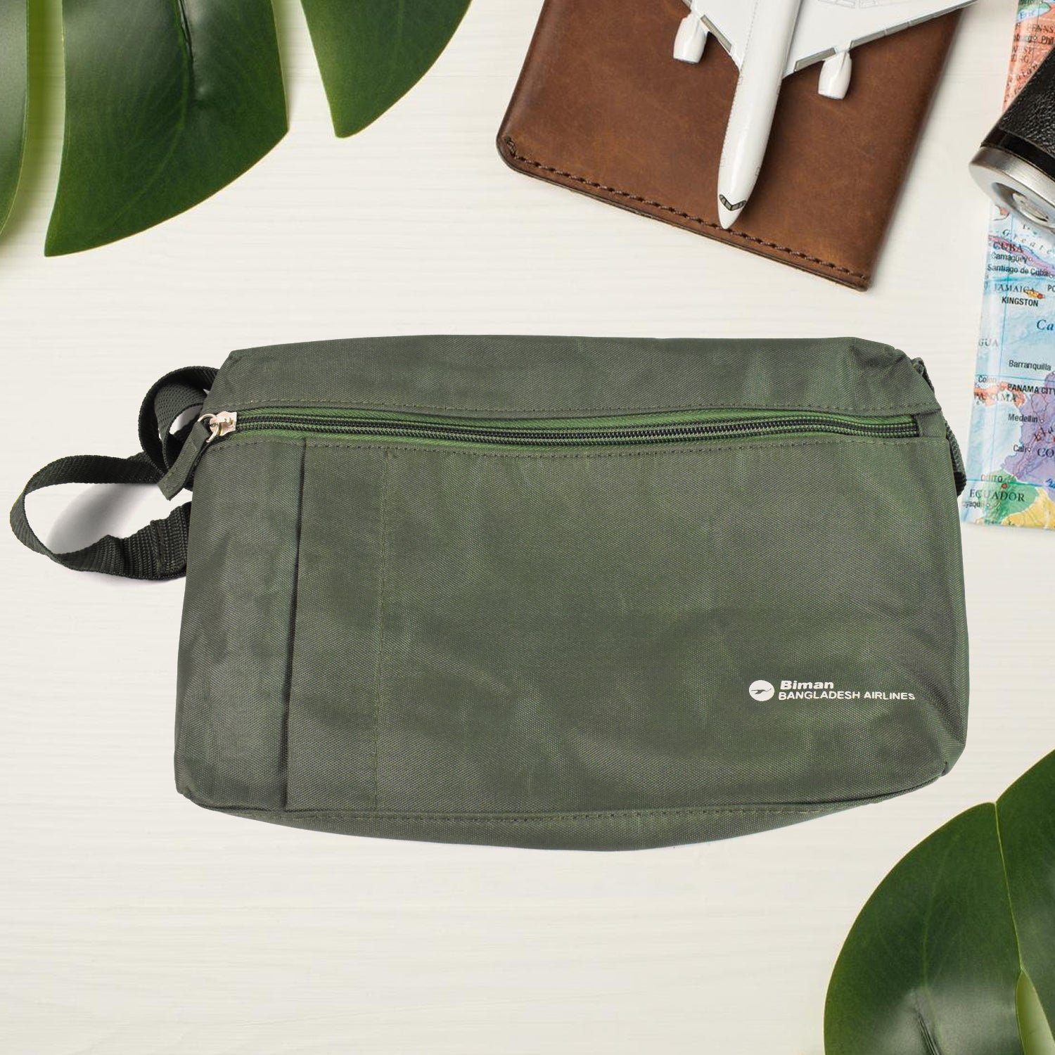 Wukusy shoulder Hajj and Umrah bag, 1-piece, durable fabric with adjustable strap for easy carrying during religious pilgrimages