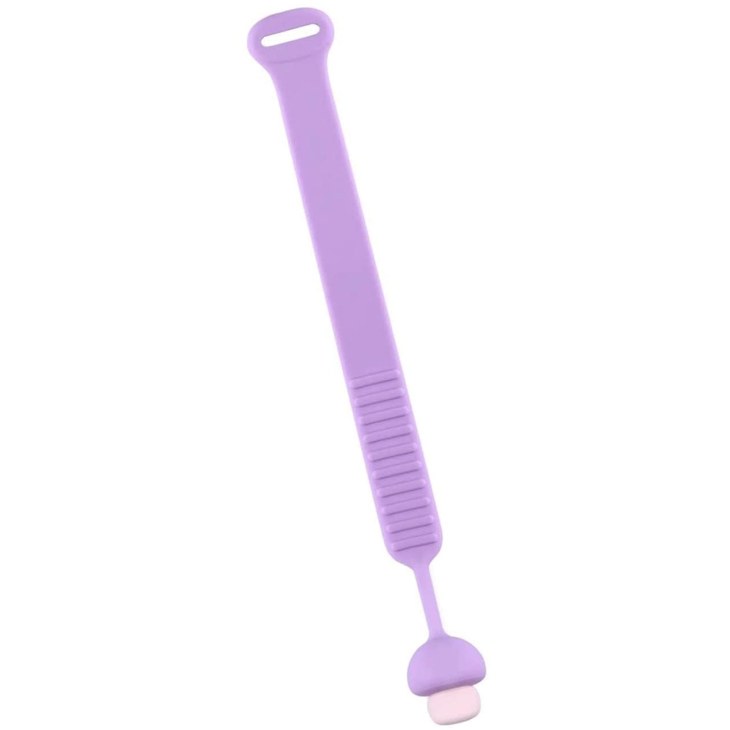 Wukusy silicone toilet seat lifter band, a flexible home improvement tool for easier toilet seat lifting, shown in close-up.