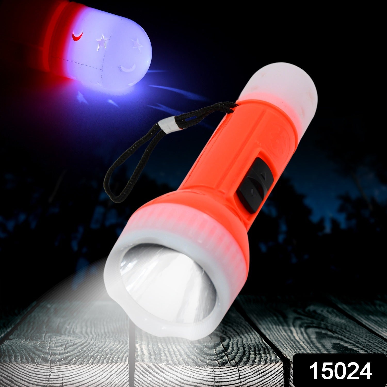 Wukusy small two-side torchlight for home improvement, compact and decorative small torchlight with dual-sided design.