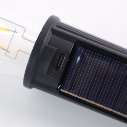 Wukusy solar USB rechargeable LED camping lantern hanging light for outdoor home improvement, compact and portable.