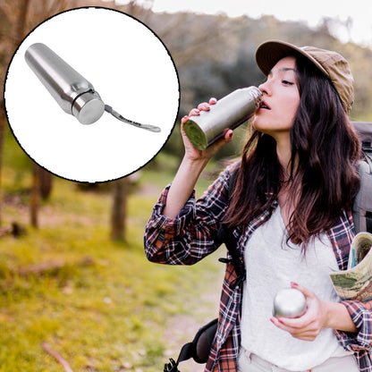 Wukusy stainless steel double wall vacuum-insulated water bottle, 1000 ml, for home improvement, showing sleek design and durable construction.
