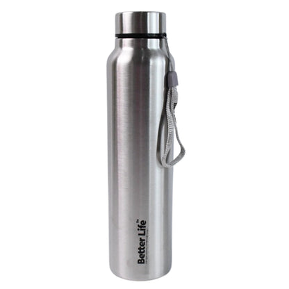 Wukusy stainless steel double wall vacuum-insulated water bottle, 1000 ml, with sleek design for keeping drinks hot or cold.