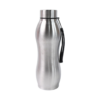 Wukusy stainless steel double wall vacuum-insulated water bottle, 1000ml, suitable for keeping drinks hot or cold.