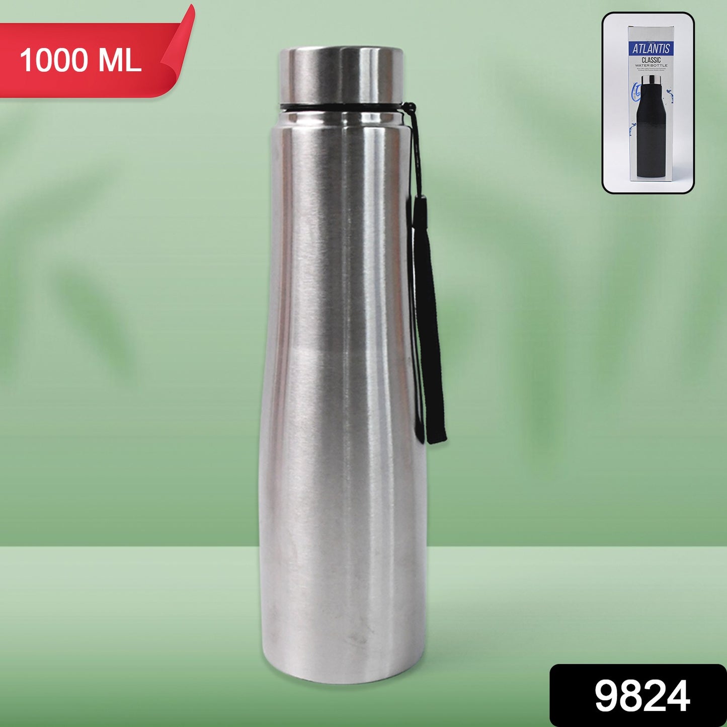 Wukusy stainless steel double wall vacuum-insulated 1000ml water bottle, designed for home improvement and staying hydrated.