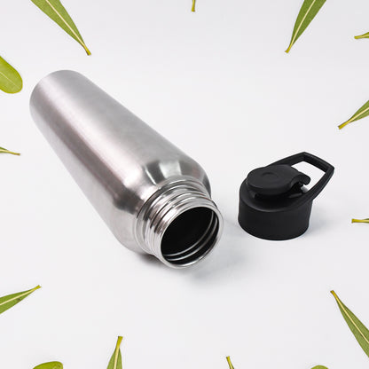 Wukusy stainless steel water bottle, 1000ml capacity, durable and sleek for home improvement and hydration needs
