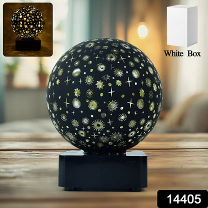 Wukusy starry sky projector night lamp illuminating a dark room with star patterns for home decor and relaxation.