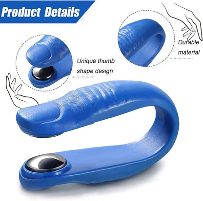 Wukusy Sugar Control Acupressure Hand Pressure Point Clip with magnets for migraine relief, shown on a white background.