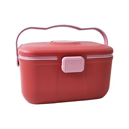 Wukusy Supermom multipurpose storage box with handle for home organization, durable plastic container for versatile storage needs