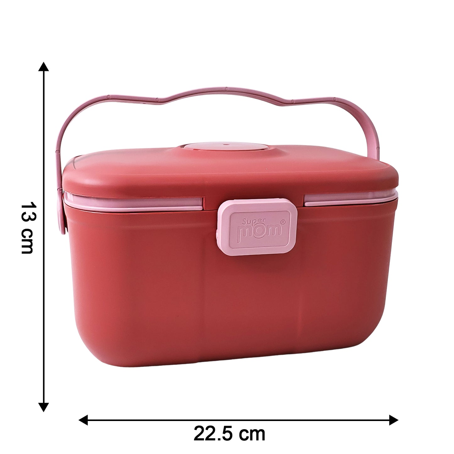 Wukusy Supermom multipurpose storage box with handle, sturdy plastic container for home organization and storage use.
