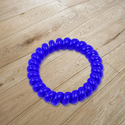 Wukusy telephone wire hair bands pack of 100, versatile elastic hair accessories for home improvement and styling.