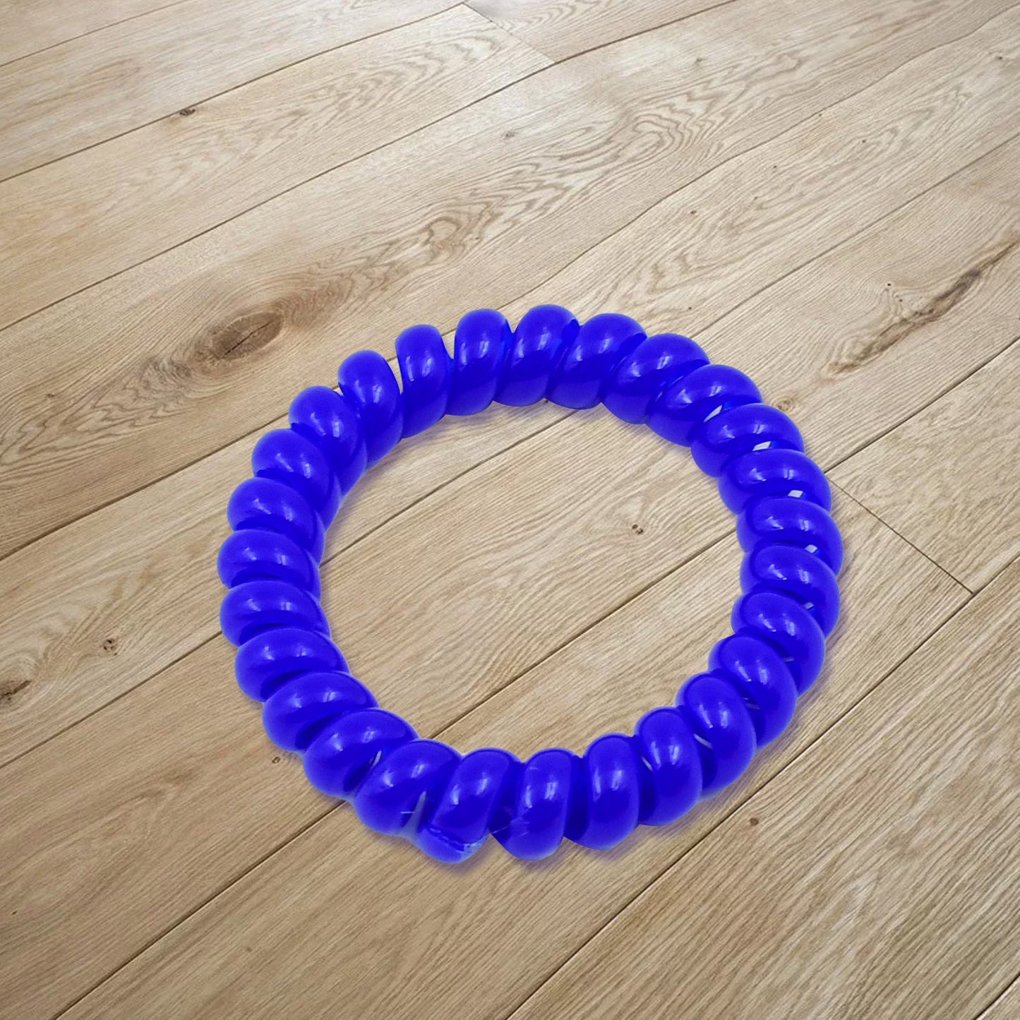 Wukusy telephone wire hair bands in multicolor, pack of 2, ideal for home improvement and versatile hair styling.