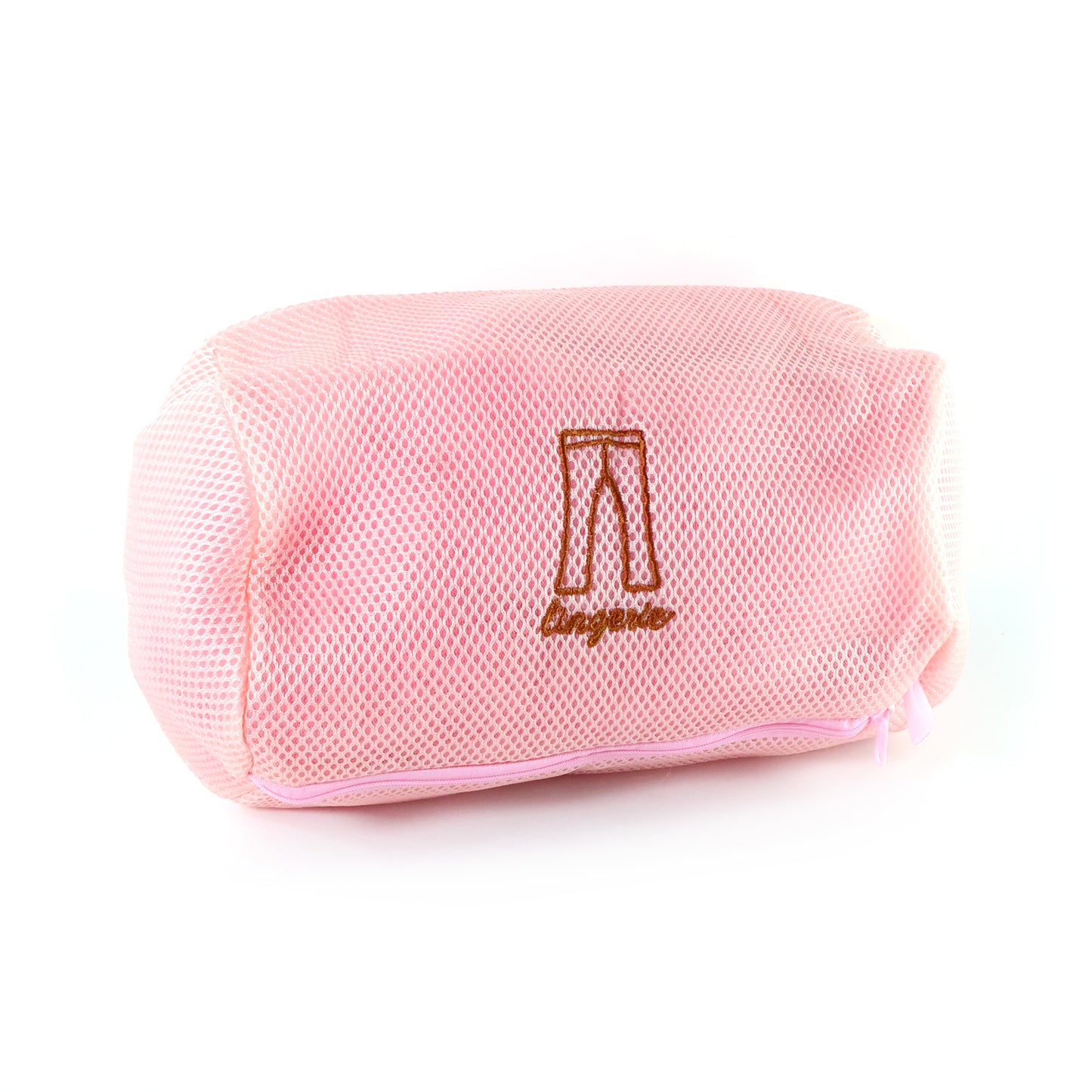 Wukusy thick 3D mesh laundry wash bag for delicate clothing, with sturdy zipper and breathable design.