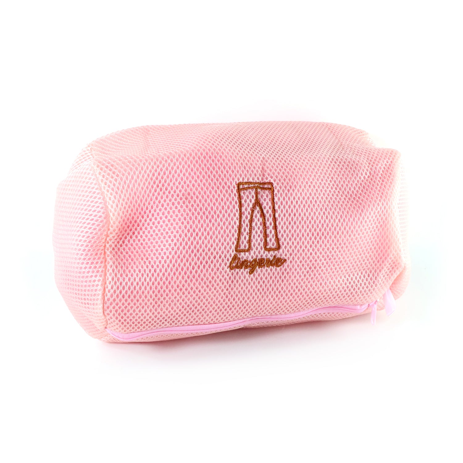 Wukusy thick 3D mesh laundry wash bag for delicate clothing, with sturdy zipper and breathable design.