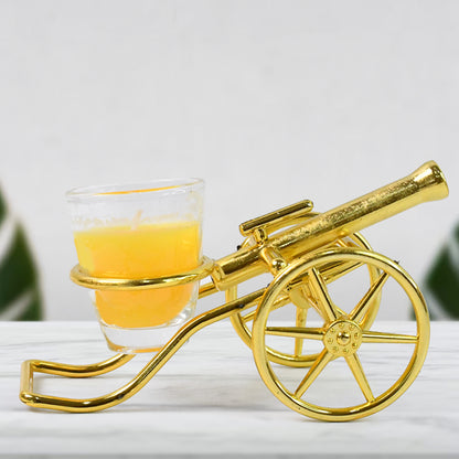 Wukusy Top Cannon tealight holder candle holder for home decor, featuring a sleek design perfect for ambient lighting.