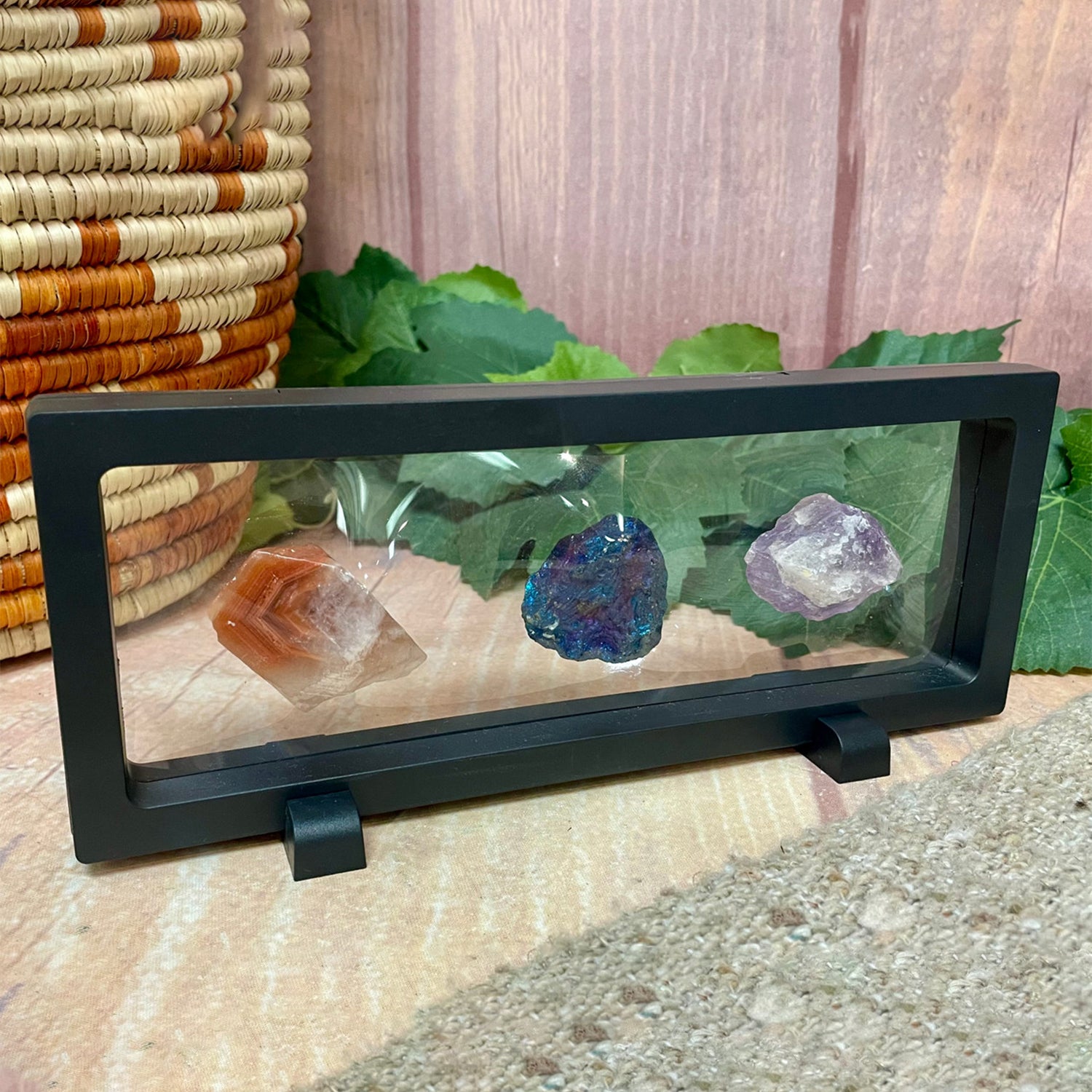Wukusy transparent jewellery display box measuring 23x9 cm, ideal for organizing and showcasing jewelry at home.