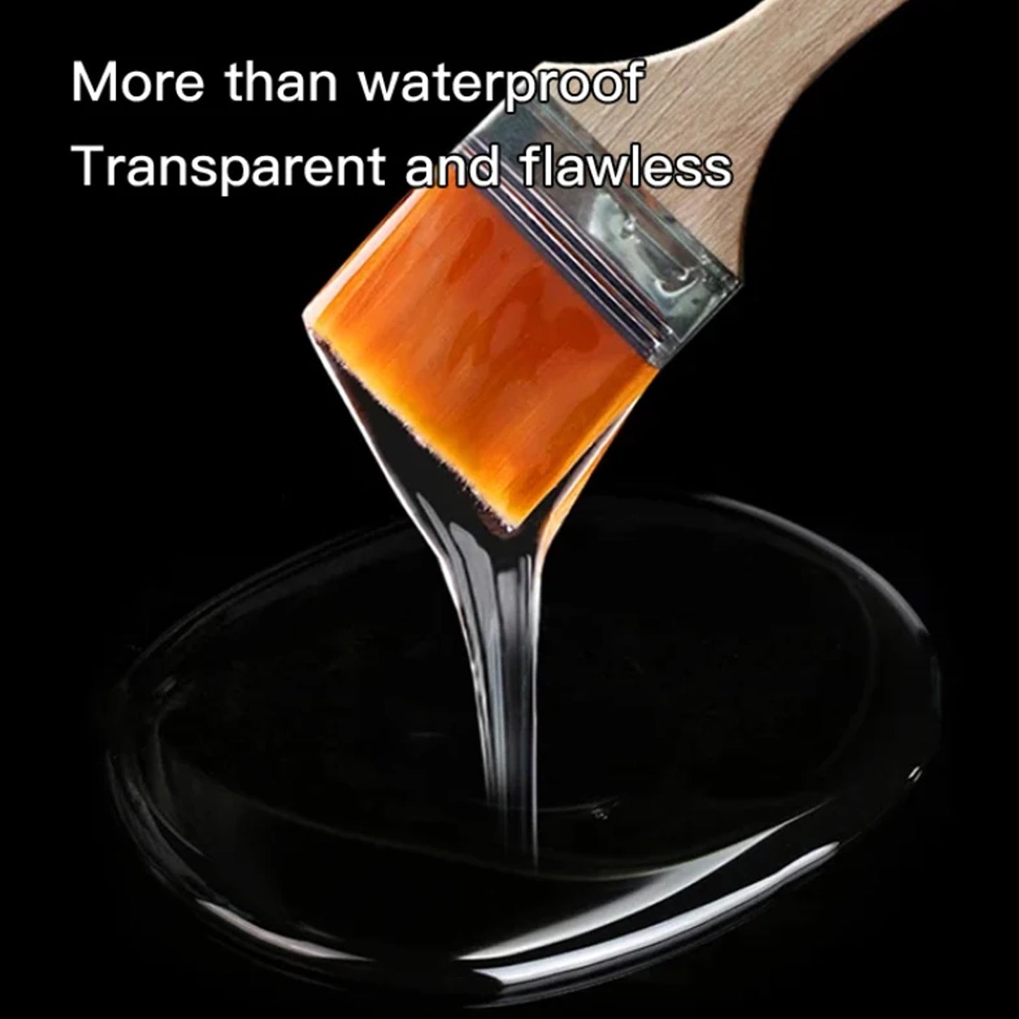 Wukusy transparent waterproof glue in a 300g bottle, ideal for home improvement projects, no brush included.