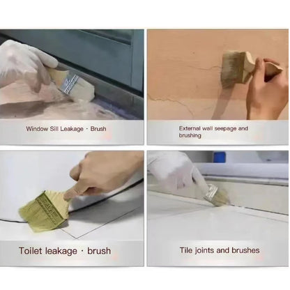 Wukusy transparent waterproof glue 300g jar for home improvement, no brush included, ideal for sealing and bonding tasks