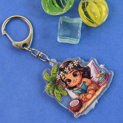 Assorted trendy designer keychains by Wukusy featuring mix design, ideal for home improvement accessories or decorative key decor.
