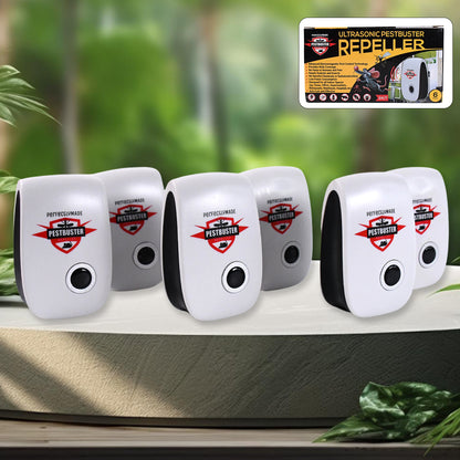 Wukusy ultrasonic pest repeller for home use, designed to repel rats, cockroaches, mosquitoes, and rodents effectively.