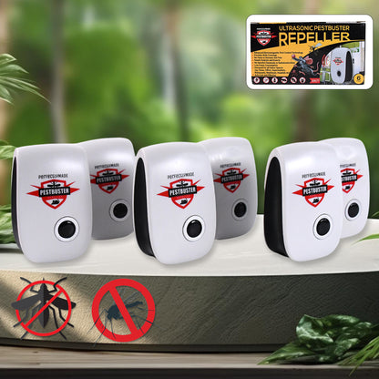 Wukusy ultrasonic pest repeller for home use, designed to repel rats, cockroaches, mosquitoes, and rodents effectively.