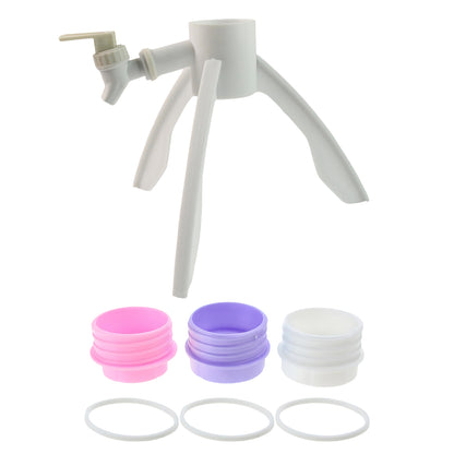 Wukusy universal plastic drinking water dispenser stand set for home improvement, with sturdy design and easy setup.