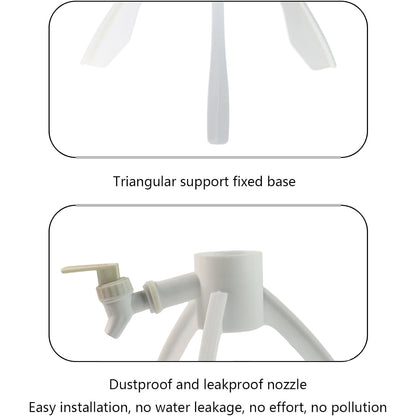 Wukusy universal plastic drinking water dispenser stand set for home improvement, designed to hold water bottles securely.
