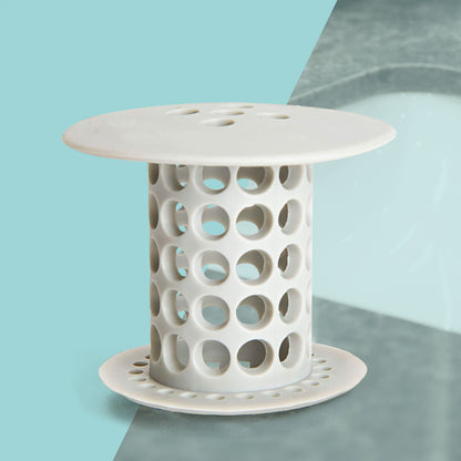 Wukusy universal tub drain hair catcher strainer, home improvement accessory, fits standard bathtub drains with mesh design for hair trapping