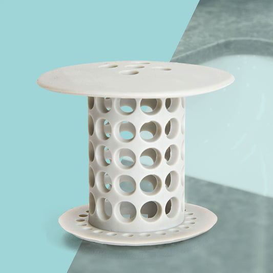Wukusy universal tub drain hair catcher strainer, home improvement accessory, fits standard bathtub drains with mesh design for hair trapping