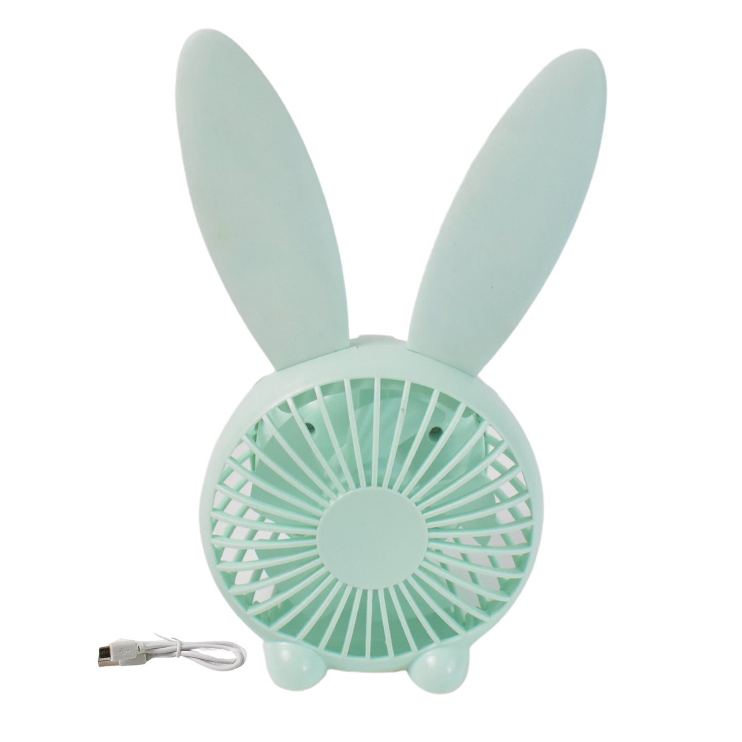 Wukusy USB desk fan made of plastic, compact home improvement fan for desktop cooling, single unit in image