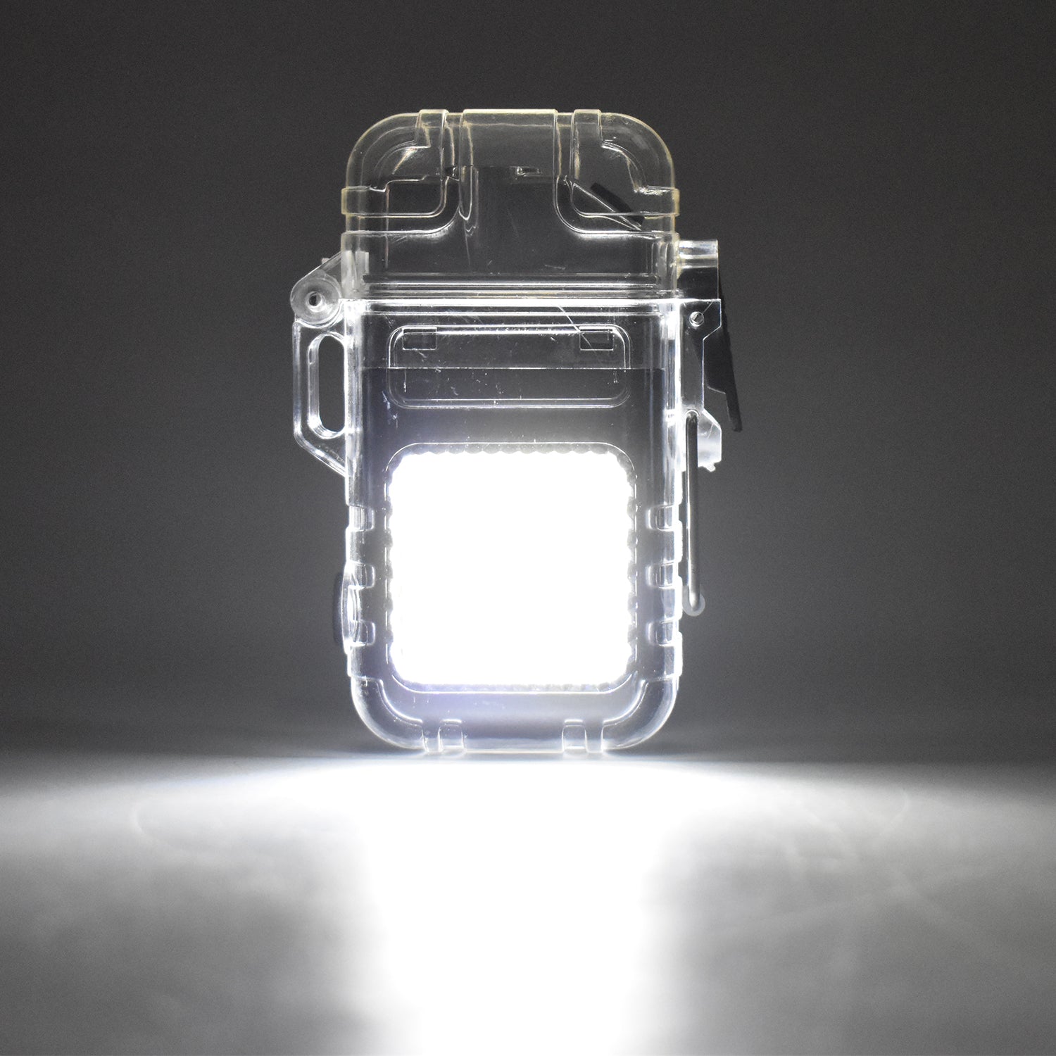 Wukusy USB rechargeable electric lighter with 3 modes and COB flashlight, ideal for home improvement tasks, shown with the lighter in view.