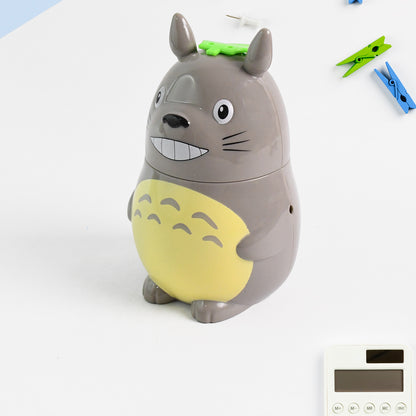 Wukusy USB rechargeable mini cartoon fan for home improvement, compact portable fan with cartoon design, single piece.