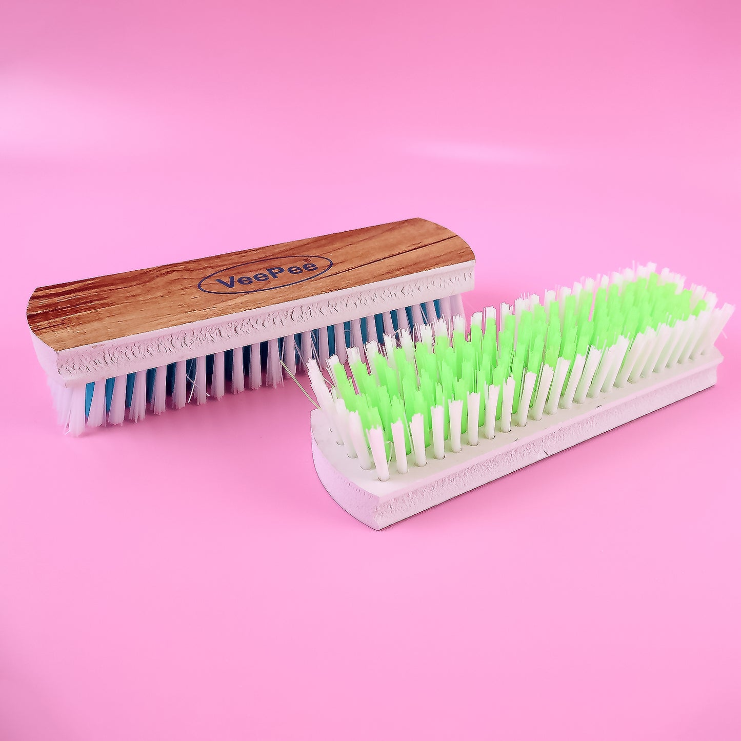 Wukusy Veepee 6-piece cloth washing and cleaning scrub brush set for home improvement, with various brushes for cleaning tasks.