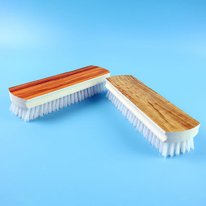 Wukusy Veepee 6-piece cleaning scrub brush set with colorful bristles for home washing and scrubbing tasks.