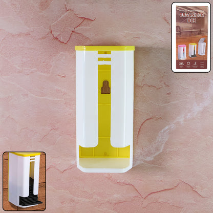 Wall-mounted plastic bag holder from Wukusy, designed for convenient storage and organization in home improvement projects.