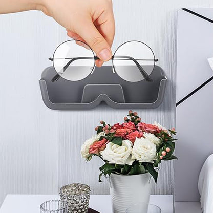 Wall-mounted sunglasses holder by Wukusy in mixed colors, designed for organized home storage of glasses.