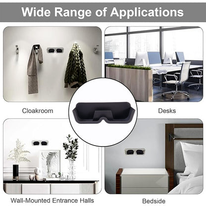 Wall-mounted sunglasses holder by Wukusy in mix color, designed for organizing sunglasses on a home improvement wall.
