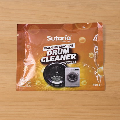 Wukusy washing machine drum cleaner powder in a 100g package, used for home appliance maintenance and cleaning.