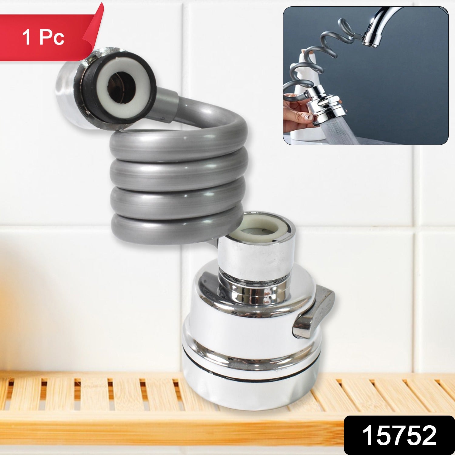 Wukusy water faucet extender and kitchen sink sprayer, kitchen faucet accessories for improved water reach and convenience.