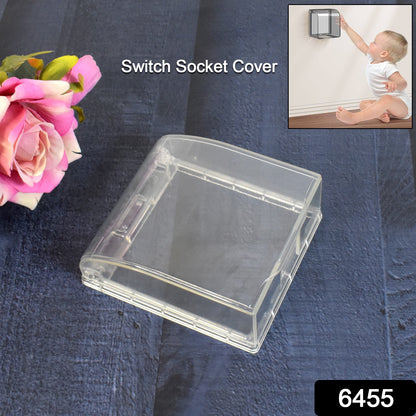 Clear weatherproof outdoor outlet cover by Wukusy protecting bathroom plugs and receptacles from moisture.