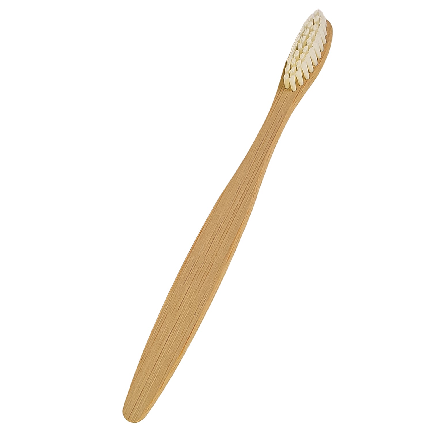 Wooden bamboo toothbrush with ultra-soft bristles from Wukusy, designed for gentle oral cleaning and eco-friendly home improvement.
