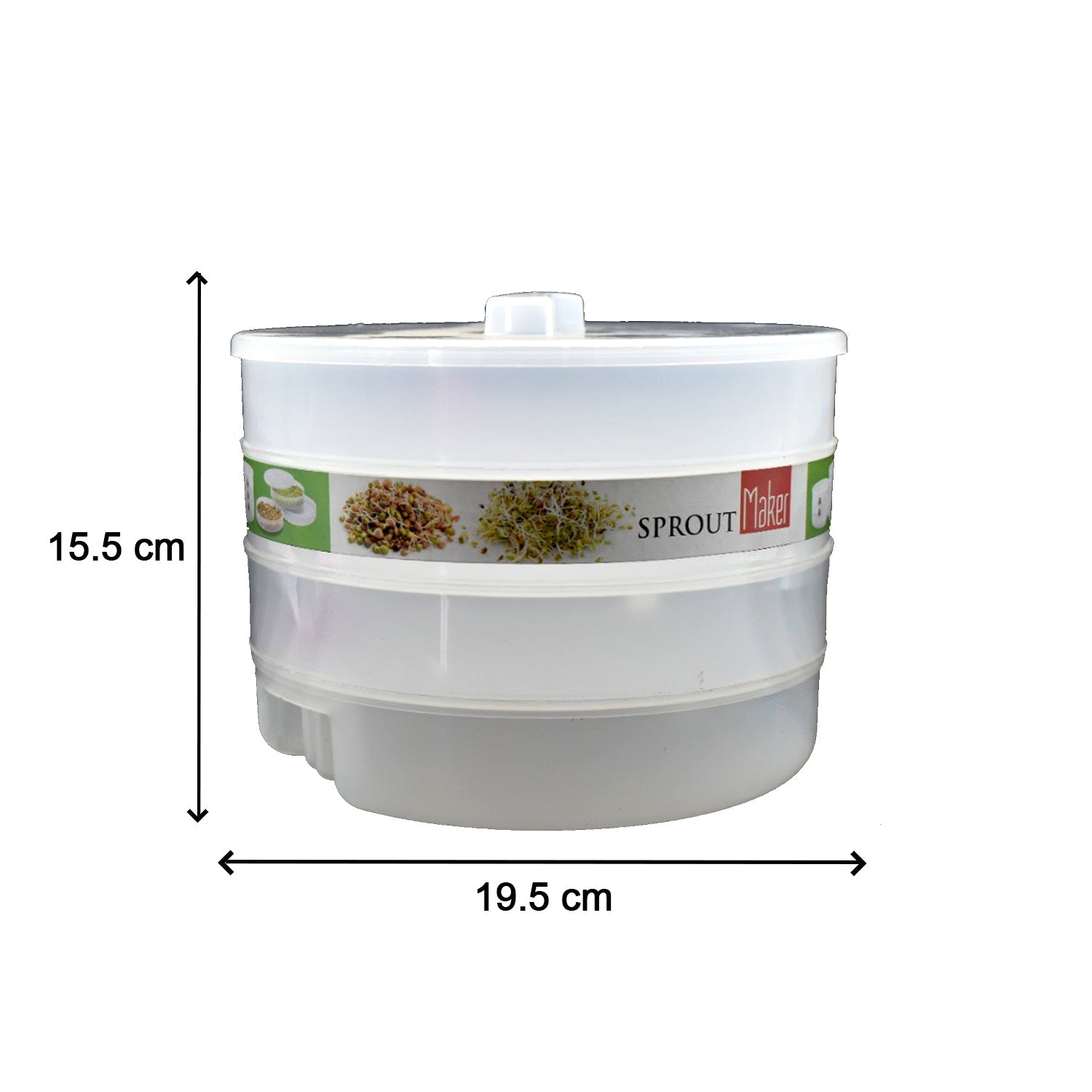 Wukusy 4-layer sprout maker for household kitchen use, ideal for making and blending juices and beverages.