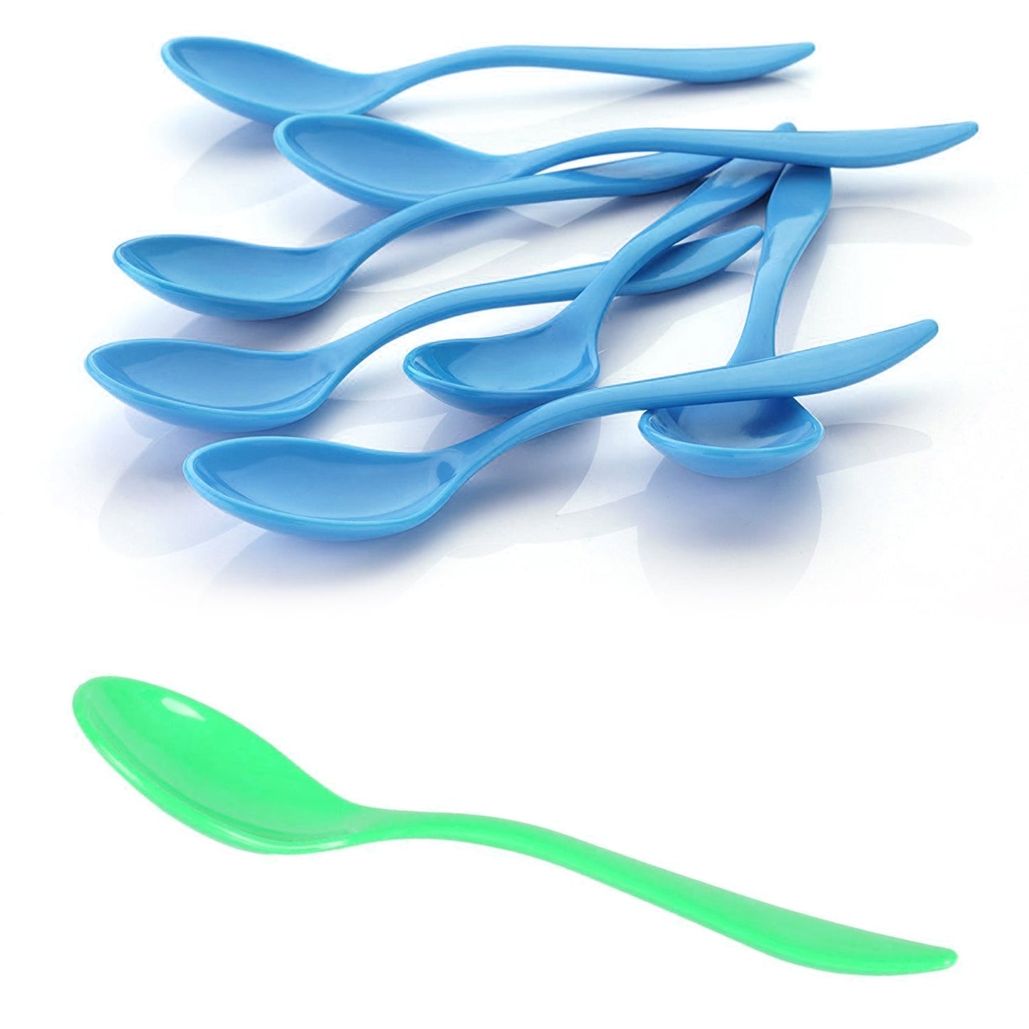 Wukusy fancy spoon used for eating and serving food, featuring a sleek handle and polished finish for home dining and food presentation.