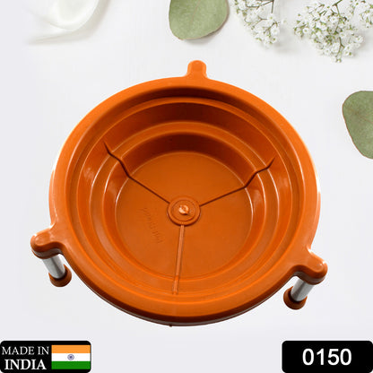 Wukusy plastic multipurpose Matka stand for plant pots and water pots, ideal for home and kitchen use, 1 piece.