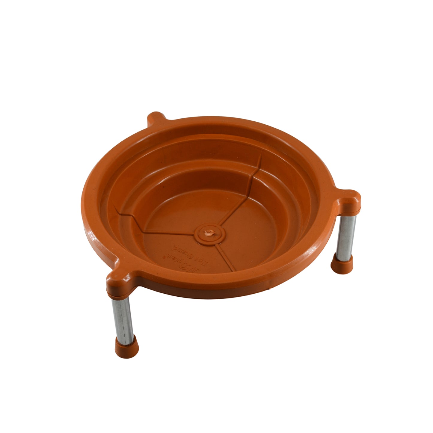 Wukusy multipurpose plastic matka stand for plant or water pots, suitable for home and kitchen use, single piece.