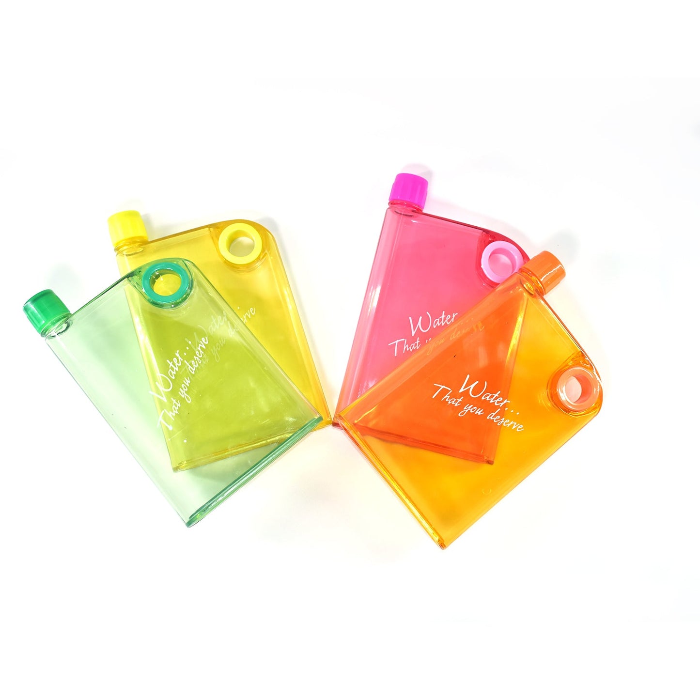 Multicolor Wukusy Notebook Style Slim Water Bottle, 380 ml, made for home and kitchen use, featuring a sleek, portable design.