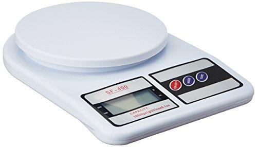 Wukusy digital weighing scale for home and kitchen, showing a 10 kg capacity with digital display and sleek design.