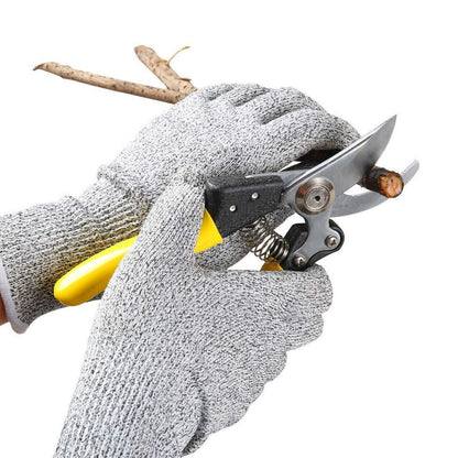 Multicolour Wukusy anti-cutting resistant safety gloves for hand protection, ideal for home and kitchen tasks.