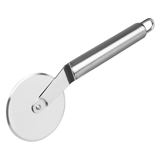 Wukusy stainless steel pizza cutter and pastry cutter for sandwiches, ideal for home and kitchen use.