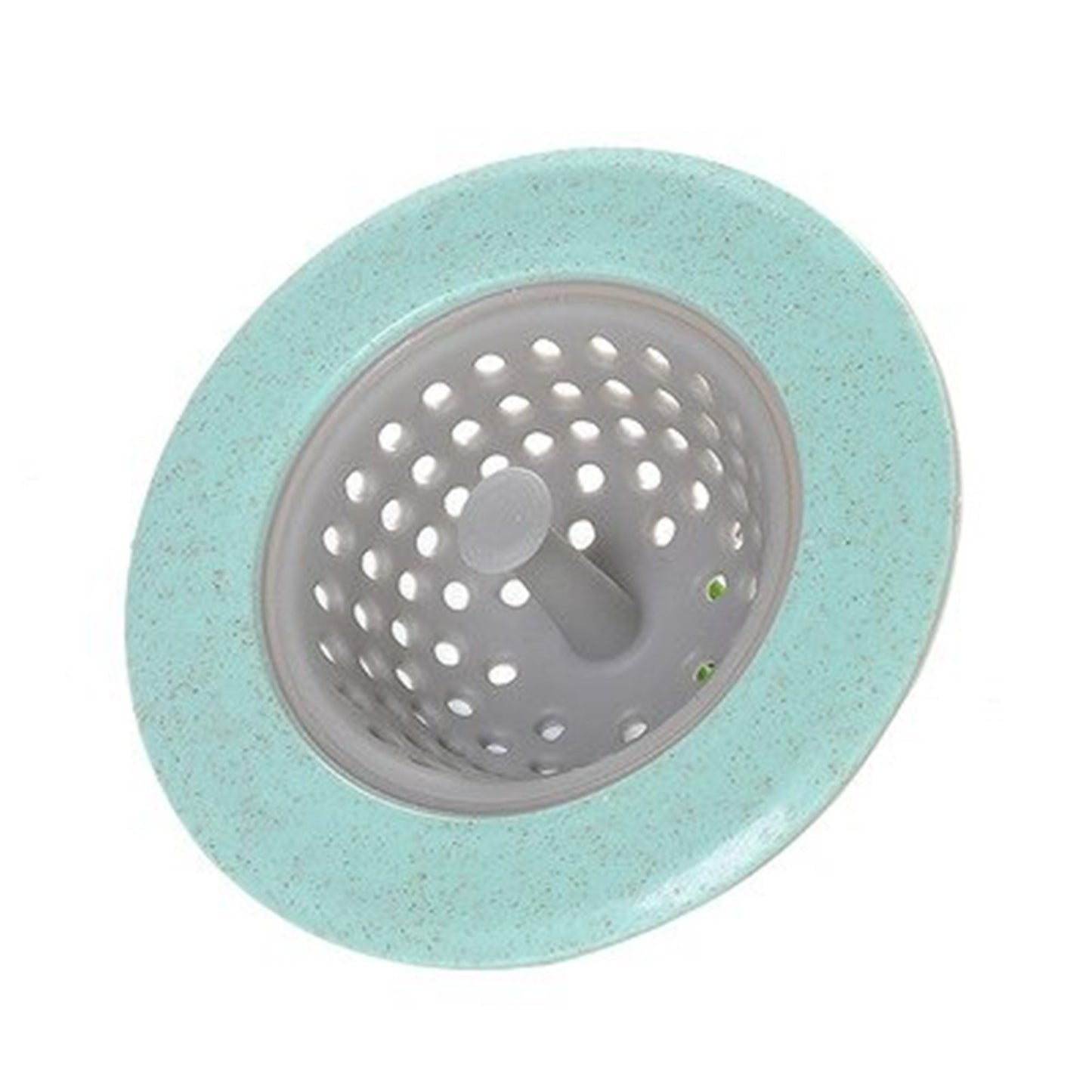 Wukusy 1120 silicone sink strainer and drain basket for kitchen basin, flexible and durable sink drainer in black.